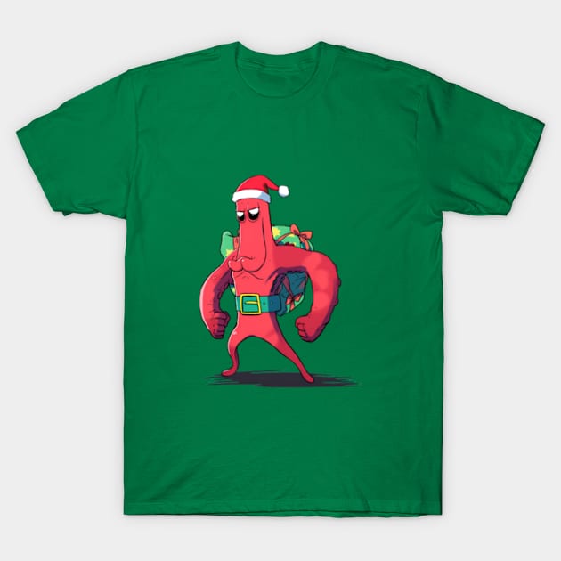 Bold And Brash, Santa, Santa Costume, Gift, Christmas, Funny Christmas T-Shirt by PapaDPainters